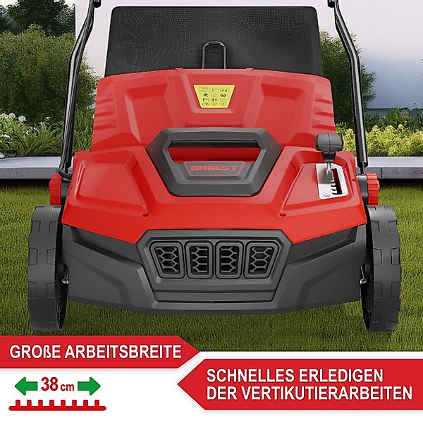 Onbest Elektro-Vertikutierer / Lüfter S1838 2in1 günstig online kaufen