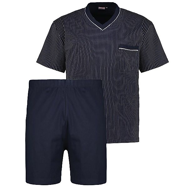 ADAMO Kurzer Schlafanzug Farbe dunkelblau Größe: 4XL günstig online kaufen