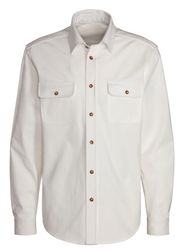 John Devin Langarmhemd Overshirt aus reiner Baumwolle, mit aufgesetzten Tas günstig online kaufen