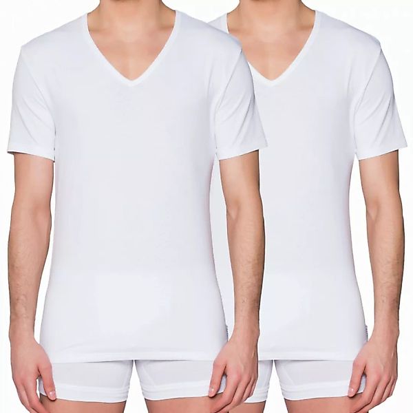 Calvin Klein 2er-Set T-Shirt in weiss günstig online kaufen