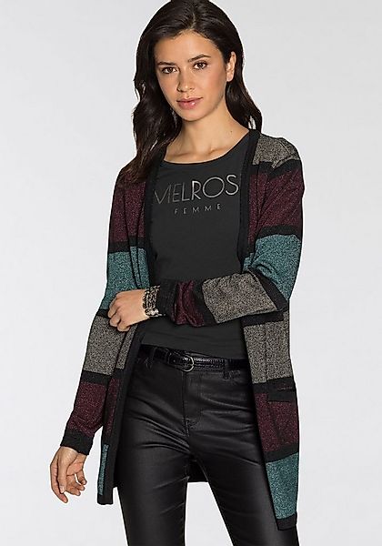 Melrose Longstrickjacke aus weichem Glitzergarn günstig online kaufen