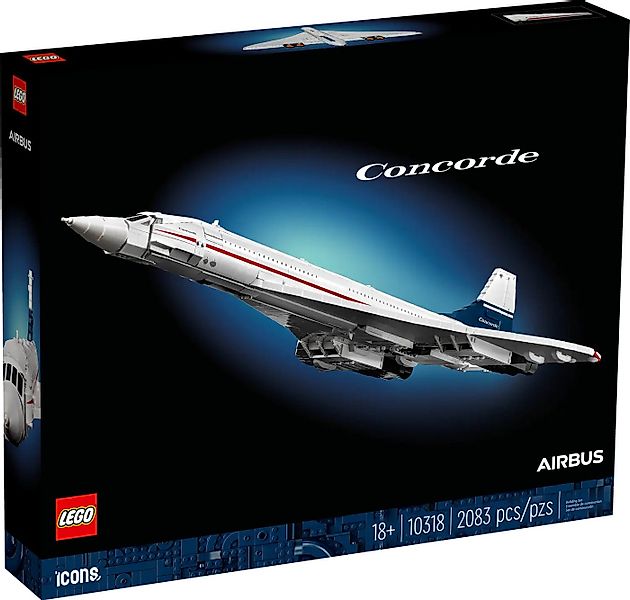 LEGO® Icons 10318 Concorde Spielbausteine, (Set, 2083 St., Set) günstig online kaufen