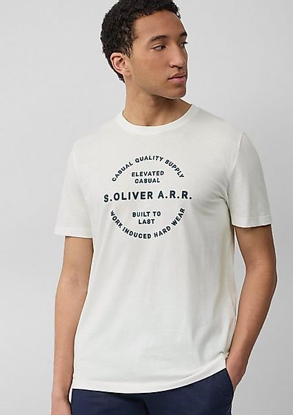 s.Oliver Kurzarmshirt T-Shirt mit Artwork Artwork günstig online kaufen