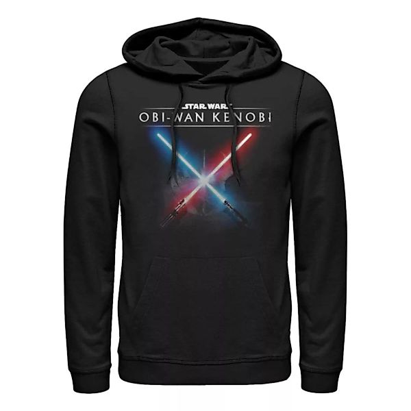Star Wars - Obi-Wan Kenobi - Logo Light Saber Clash - Unisex Hoodie günstig online kaufen