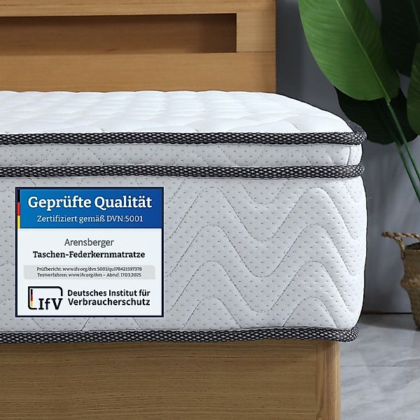 Taschenfederkernmatratze Arensberger Taschen Federkernmatratze mit integrie günstig online kaufen