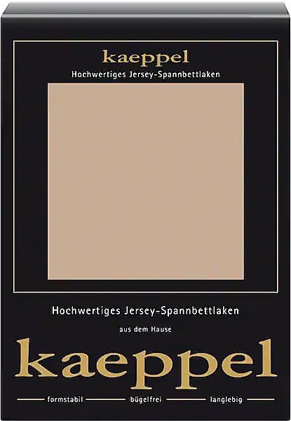 Kaeppel Spannbettlaken »Single Jersey Mako Cotton«, Bettlaken aus 100% Baum günstig online kaufen