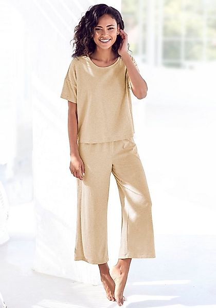 Vivance Dreams Pyjama (2 tlg) in weicher Ripp-Qualität günstig online kaufen