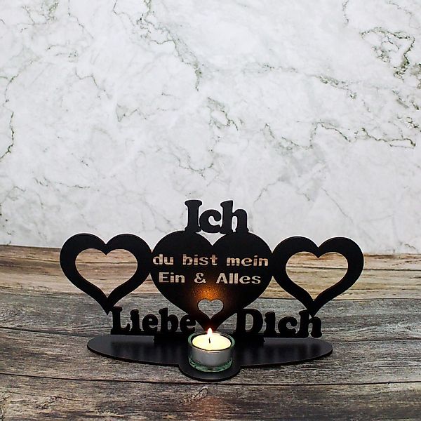 LEON FOLIEN Dekofigur Teelichthalter du bist günstig online kaufen