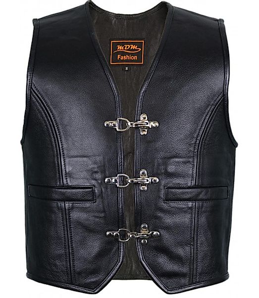 MDM Lederweste Biker Weste Lederweste Innen günstig online kaufen
