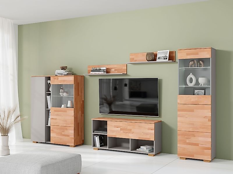 Home affaire Wohnwand, (5 St.), schöne moderne Optik günstig online kaufen