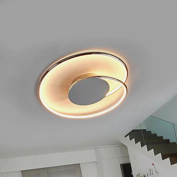 Lindby LED-Deckenlampe Joline, 3er-Set, chromfarben, 46 cm günstig online kaufen