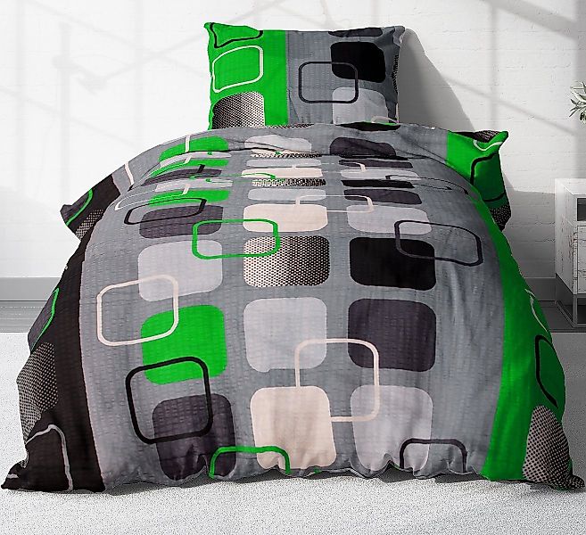 Heubergshop Bettwäsche, Seersucker, 2 teilig, 155x220cm günstig online kaufen
