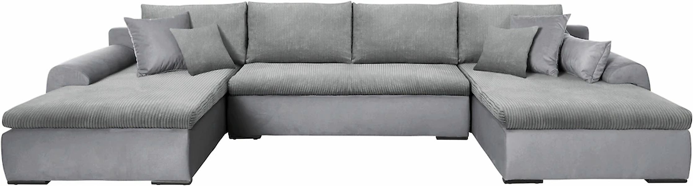 Home affaire Wohnlandschaft "Win U-Form, B: 366 cm - OTTO. Verlässliche Qua günstig online kaufen