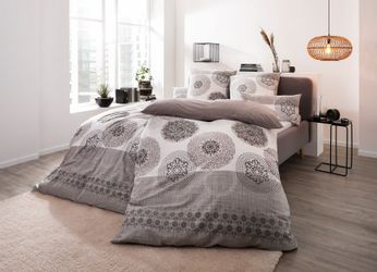 my home Bettwäsche "Tesso in Gr. 135x200, 155x220 oder 200x200 cm" 2 Stk. t günstig online kaufen