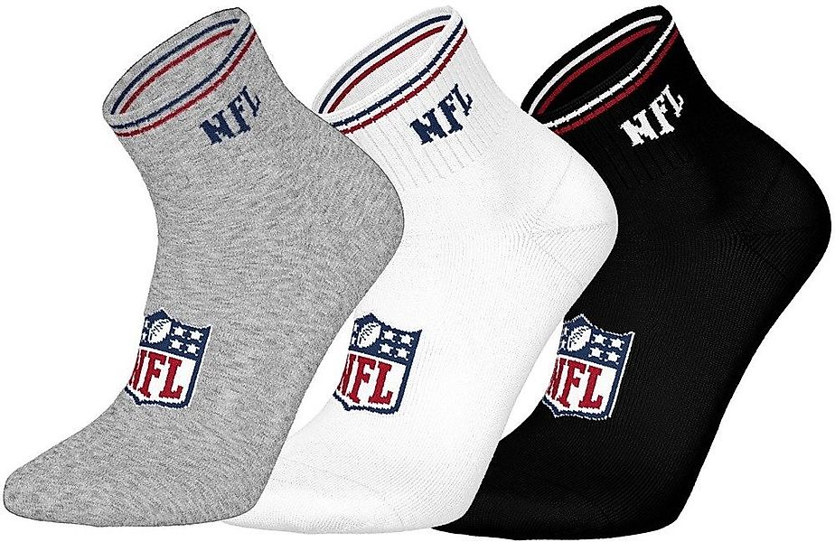 NFL Shield Socken 3pk Quarter Socks günstig online kaufen