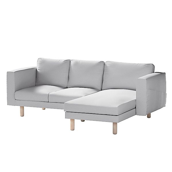 Bezug für Norsborg 3-Sitzer Sofa mit Recamiere, szary, Norsborg Bezug für 3 günstig online kaufen