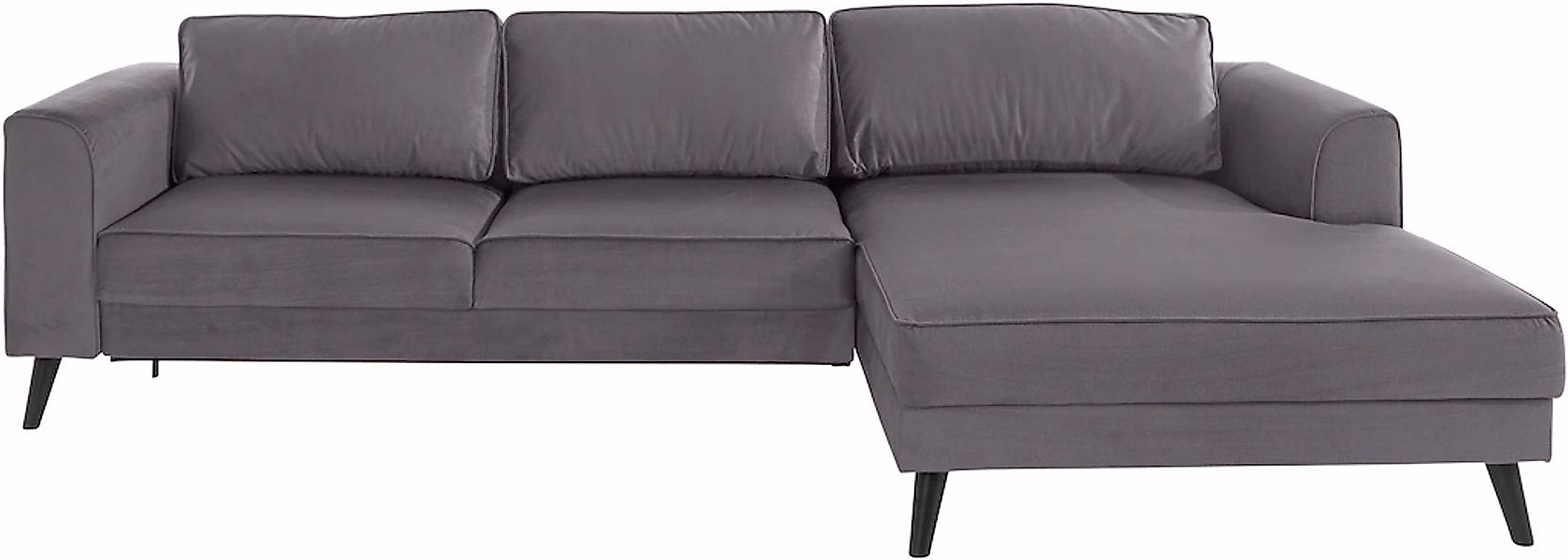 INOSIGN Ecksofa "Lumber Jack, elegant und bequem, Breite 280, hoher Fuß, L- günstig online kaufen