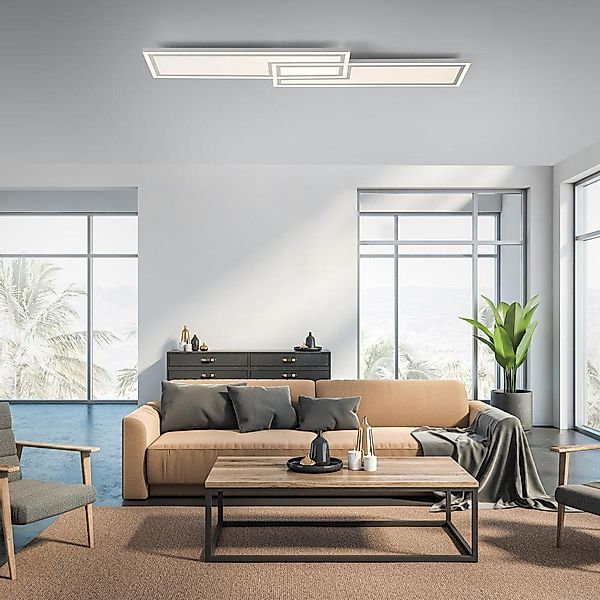 JUST LIGHT Deckenleuchte »EDGING«, 1 flammig, Leuchtmittel LED-Board   LED günstig online kaufen