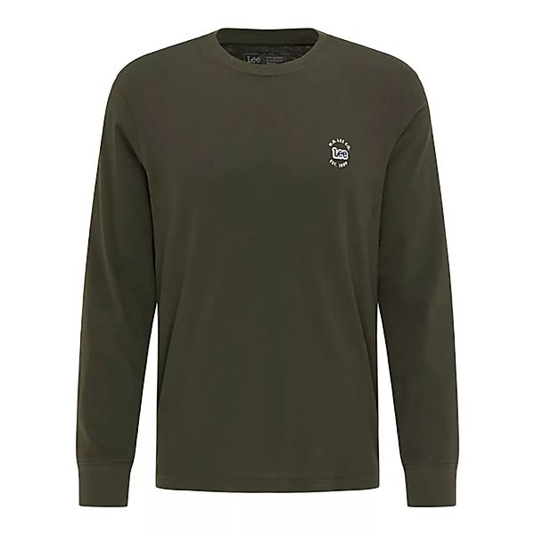 Lee Patch Logo Langarm-t-shirt XL Serpico Green günstig online kaufen