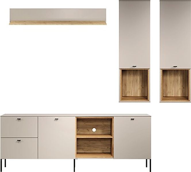 PLACES OF STYLE Wohnzimmer-Set »San Pedro« Komplett-Set, 4 Stk. tlg. günstig online kaufen