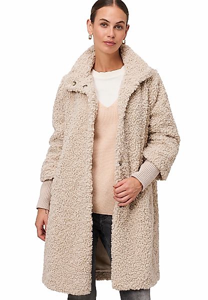 Zero Fellimitatmantel "Damen mit Stehkragen" günstig online kaufen