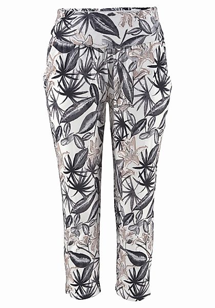Buffalo Jerseyhose, mit Alloverdruck und Taschen, 7/8-Hose, Stoffhose, elas günstig online kaufen