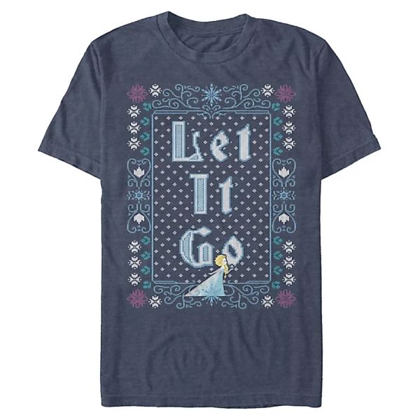 Disney - Eiskönigin - Elsa Let It Go Ugly Sweater - Männer T-Shirt günstig online kaufen