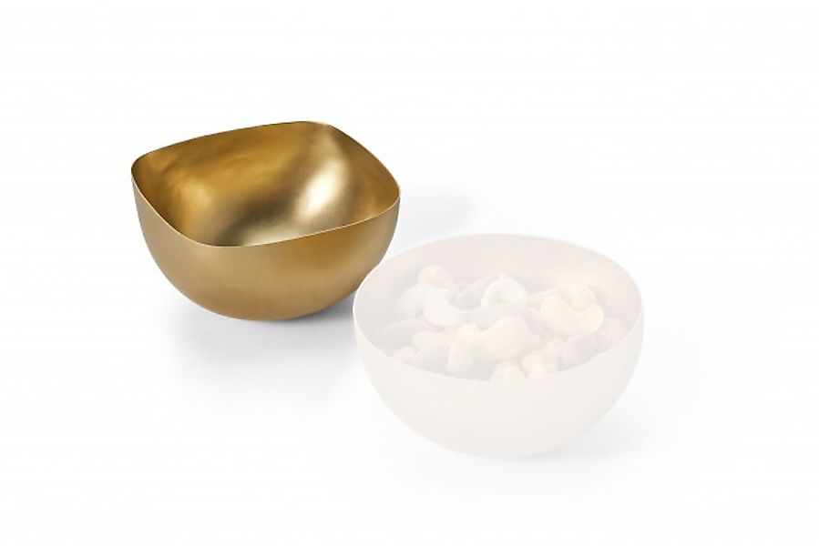 BRASS Schale - gold glänzend quadratisch günstig online kaufen