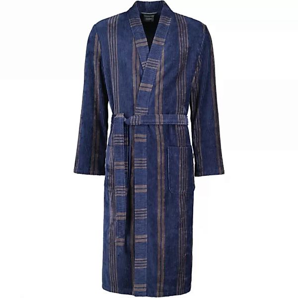 Cawö Herren Bademantel Kimono 2508 - Farbe: blau - 13 - M günstig online kaufen