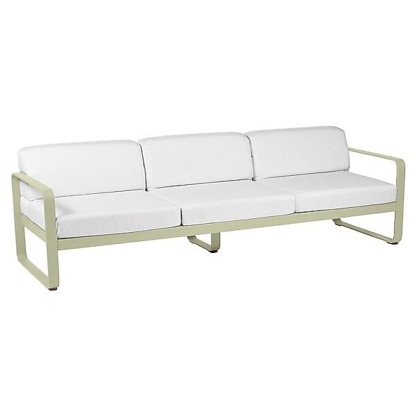 Bellevie 3-Sitzer Lounge-Sofa 65 Lindgrün 81 Grauweiß günstig online kaufen