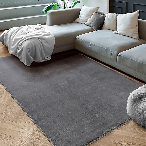 merinos Teppich "Maximo 30" rechteckig 16 mm Höhe weicher dichter Kurzflor, günstig online kaufen