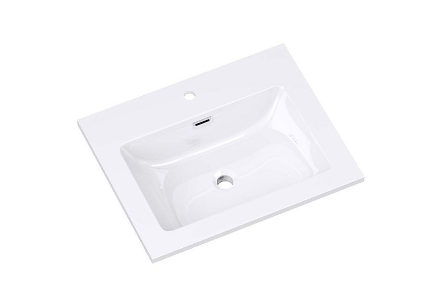 Mai & Mai Aufsatzwaschbecken Einbauwaschbecken Mineralguss Waschtisch mit Ü günstig online kaufen