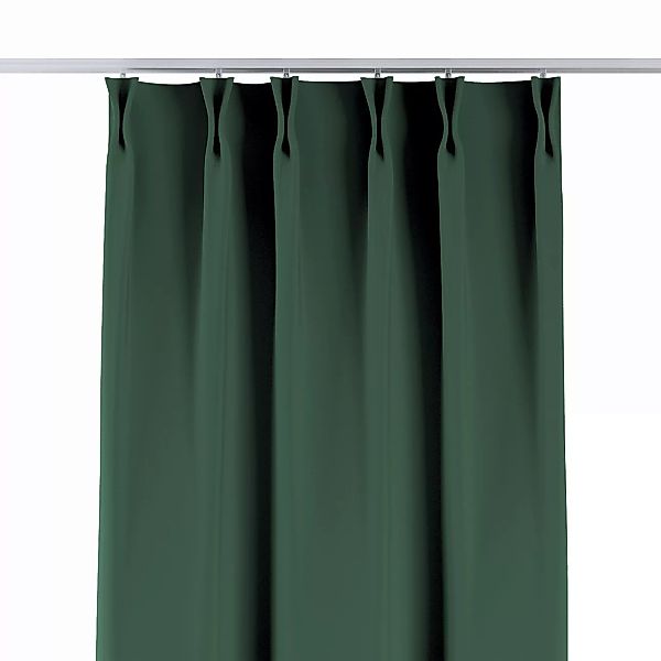 Vorhang mit flämischen 2-er Falten, grün, Blackout (verdunkelnd) (269-18) günstig online kaufen