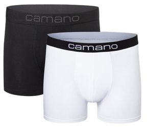 Camano Boxershorts "comfort" 2er Pack, mit elastischem Logobund günstig online kaufen