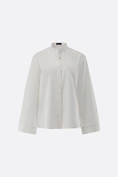 Oversize Bluse mit Stehkragen günstig online kaufen
