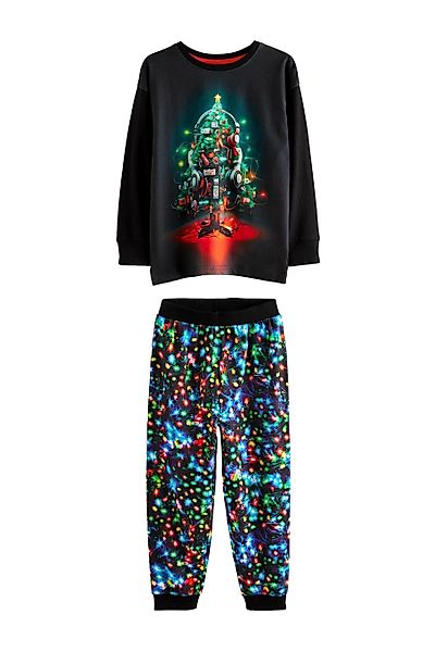 Next Pyjama Langärmeliger Single-Schlafanzug aus Baumwolle günstig online kaufen
