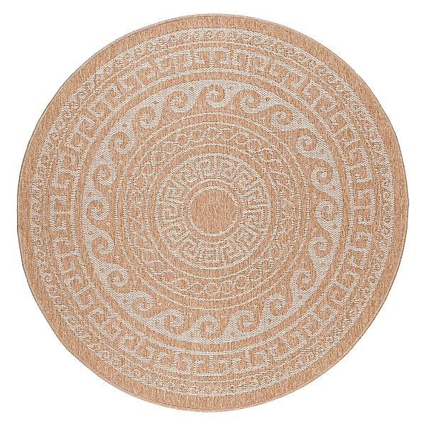 Ayyildiz Outdoor-Teppich Comilla 887 Beige 200 cm x 200 cm günstig online kaufen