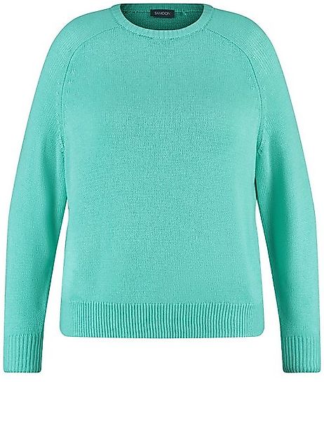 Samoon Sweatshirt Pullover mit Kaschmiranteil günstig online kaufen