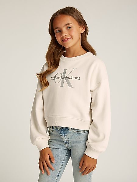 Calvin Klein Jeans Sweatshirt GLITTER MONOLOGO günstig online kaufen