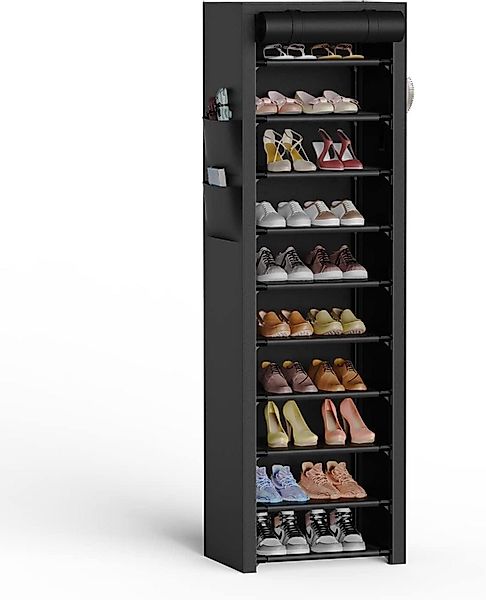 Vicye Schuhabtropfschale Schuhregal 10 Ebenen Staubdichter günstig online kaufen