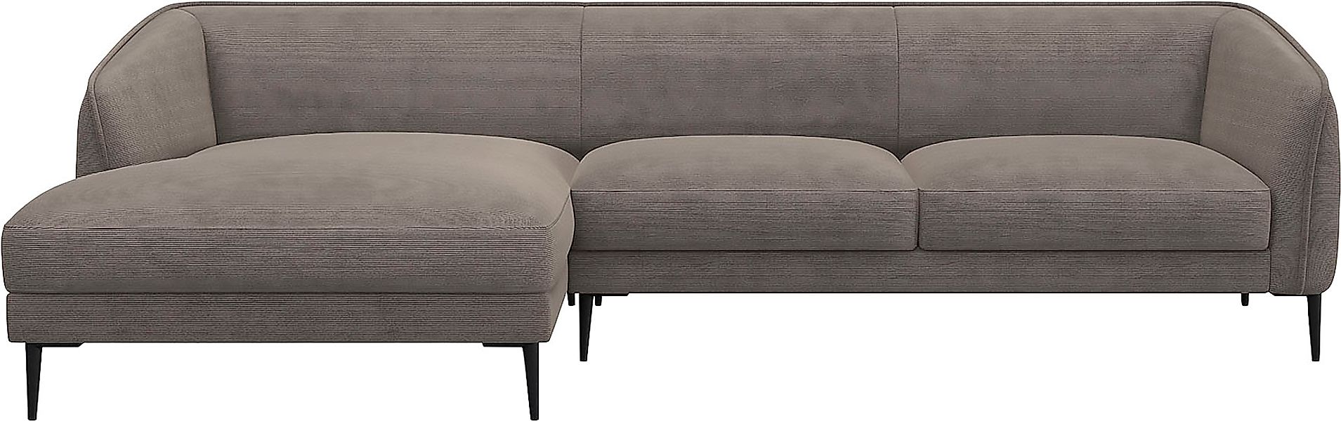 FLEXLUX Ecksofa »Belle Designsofa, L-Form, B/T 288/149 cm« Skandinavisches günstig online kaufen