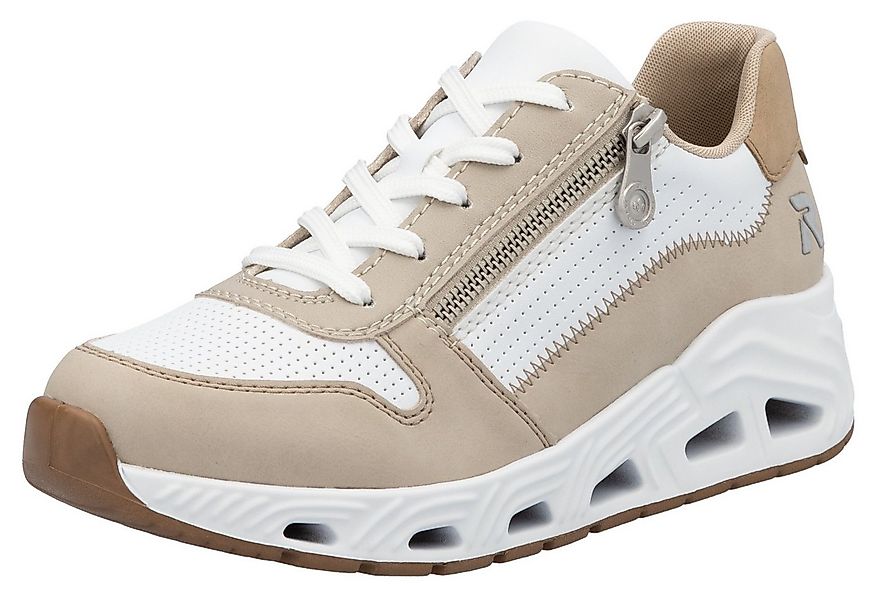 RIEKER Sport Keilsneaker Schnürschuh, Halbschuh, Freizeitsneaker mit Reißve günstig online kaufen