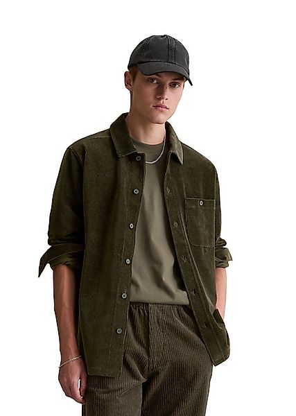 Marc O'Polo DENIM Langarmshirt aus softem Frottee-Cord, relaxed fit, Kentkr günstig online kaufen