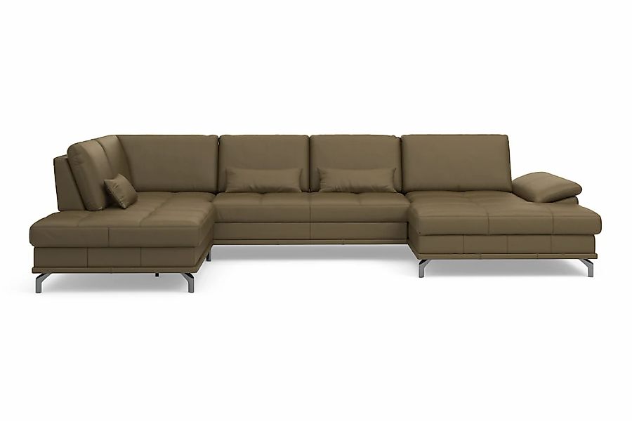 OTTO home Wohnlandschaft »Costello U-Form, B: 363 cm mit Sitztiefen-, Armte günstig online kaufen