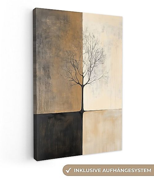 OneMillionCanvasses® Leinwandbild Baum - Ebenen - Äste - Farbverlauf, Fotod günstig online kaufen