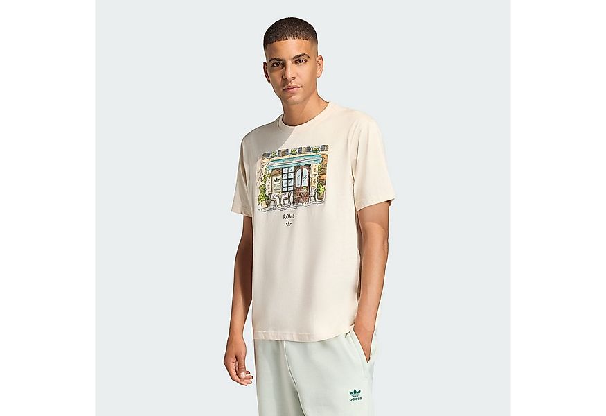 adidas Originals T-Shirt PAINTING ROME SHOP GRAFIK T-SHIRT (1-tlg) günstig online kaufen