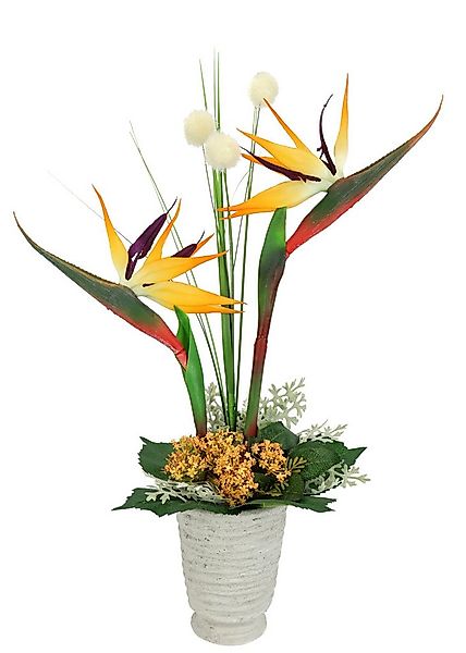 Kunstpflanze Strelitziengesteck in Topf Strelitzie, I.GE.A., Höhe 63 cm günstig online kaufen