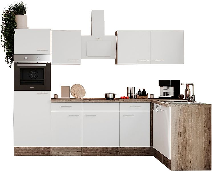 RESPEKTA Winkelküche "Oliver", Breite 280 cm, wechselseitig aufbaubar günstig online kaufen
