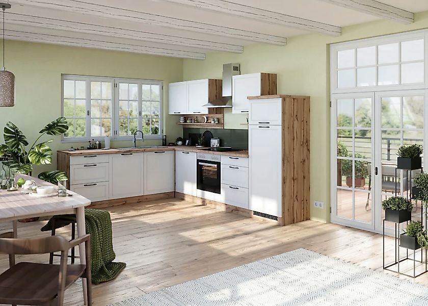 KOCHSTATION Winkelküche "KS-Lana" Stellbreite 240/300 cm, wahlweise mit ode günstig online kaufen