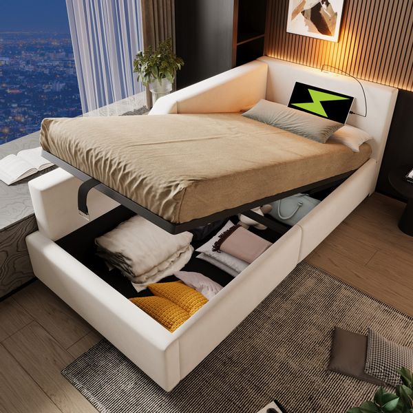 HAUSS SPOLE Schlafsofa 90x200cm mit hydraulischem günstig online kaufen